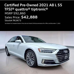 A8 L 55 TFSI® quattro® tiptronic®